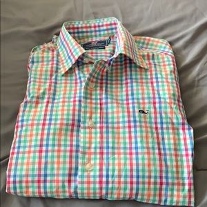 VV, new without tags, Slim Fit Whale Shirt, small